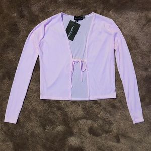 Pretty little thing pink tie-top